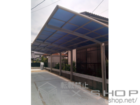 のカーポート レイナポートグラン 縦連棟　積雪〜20cm対応 施工例