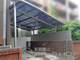 のカーポート ルーフポートシグマIII 積雪〜20cm対応 施工例