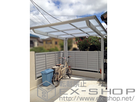 のサイクルポート・駐輪場 アーキフィット ミニ 積雪〜20cm対応 施工例