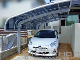 のカーポート テールポートシグマIII 積雪〜20cm対応 施工例