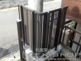 のフェンス・柵 ハイミレーヌR5型フェンス フリーポールタイプ 施工例