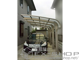 のカーポート テールポートシグマIII 1500 延長 積雪〜50cm対応+収納式サポート 施工例