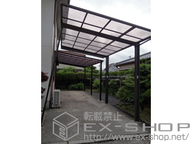 のカーポート レークポートシグマIII 積雪〜20cm対応＋着脱式サポート 1セット 施工例