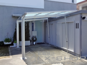 のカーポート エフルージュグラン 耐風圧強度仕様 積雪〜30cm対応 施工例