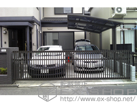 のカーゲート ワイドオーバードアS4型 電動式 施工例