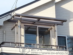 のバルコニー・ベランダ屋根 ライザーテラスII F型 屋根タイプ 単体 積雪〜20cm対応 施工例