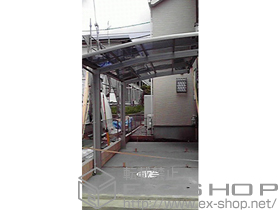 のカーポート プレシオスポート 積雪〜20cm対応+プレシオスポート 積雪〜20cm対応 着脱式サポート（2本入り） 施工例