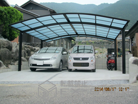 のカーポート レイナツインポートグラン　積雪〜20cm対応 施工例