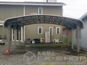 のカーポート テールポートシグマIII 1500 ワイド 積雪〜50cm対応 施工例