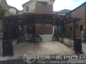 のカーポート カーブポートシグマIII ワイド 積雪〜20cm対応 施工例