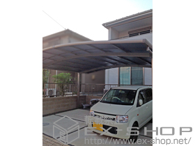 のカーポート カーブポートシグマIII ワイド 積雪〜20cm対応 施工例