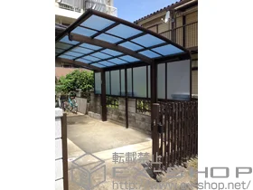 YKKAP�̃J�[�|�[�g ���C�i�|�[�g�O�����@�ϐ�`20cm�Ή�+�T�C�h�p�l��+ ���E���T�|�[�g �i�Q�{����j �{�H��