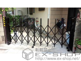 のカーゲート トリップゲート RB型 ノンレール 片開き 27S 施工例