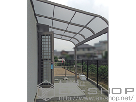 のテラス屋根 ライザーテラスII R型 テラスタイプ 単体 積雪〜20cm対応 施工例