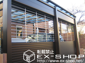 のガレージシャッター シャッターゲート FX3型 電動式 連棟 施工例