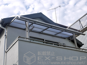 のバルコニー・ベランダ屋根 ライザーテラスII R型 屋根タイプ 単体 積雪〜20cm対応 施工例