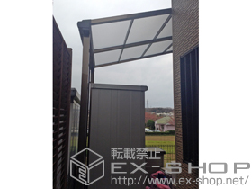 のテラス屋根 ライザーテラスII F型 テラスタイプ 単体 積雪〜20cm対応 施工例