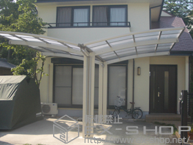 のカーポート レイナポートグラン Y合掌　積雪〜20cm対応＋着脱式サポート 施工例