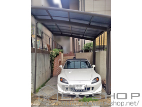 のカーポート カーブポートシグマIII 積雪〜20cm対応+ロング柱23用 着脱式サポート(1本入り) 施工例