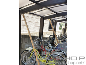 のサイクルポート・駐輪場 レイナポートグランミニ 縦連棟積雪〜20cm対応 施工例