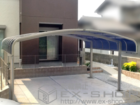 のカーポート レイナキャップツインポートグラン 積雪〜20cm対応 施工例