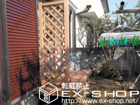 のウッドデッキ リウッドデッキ 200＋ハイパーティション2型 施工例