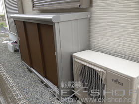 の物置・屋外倉庫 エスモ 一般型(ESD-1805YGL) 施工例