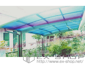 のカーポート プレシオスポート 積雪〜20cm対応＋着脱式サポート（2本入り） 施工例