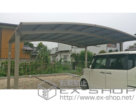 のカーポート カーブポートシグマIII ワイド 積雪〜20cm対応 施工例