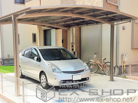 のカーポート カーブポートシグマIII ワイド 積雪〜20cm対応 施工例