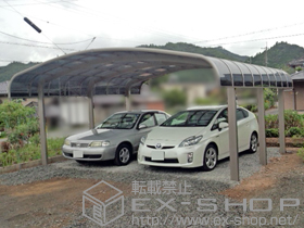 のカーポート テールポートシグマIII 1500 ワイド 積雪〜50cm対応 施工例