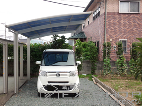 のカーポート プレシオスポート 積雪〜20cm対応 施工例