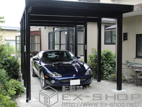 のカーポート テリオスポートIII 6000 角柱8本 積雪〜200cm対応 施工例