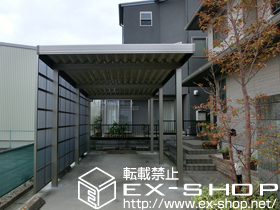 のカーポート テリオスポートIII 1500 奥行延長 角柱6本 積雪〜50cm対応 施工例