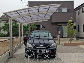 のカーポート レイナポートグラン 延長　積雪〜20cm対応 施工例