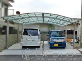 のカーポート レイナツインポートグラン 延長　積雪〜20cm対応 施工例