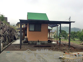 のカーポート アーキデュオ ワイド 積雪〜20cm対応 施工例