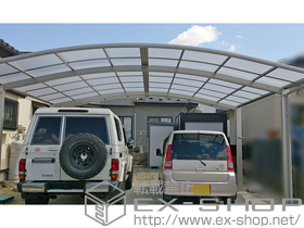 のカーポート プレシオスポート ワイド 積雪〜20cm対応 施工例