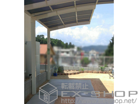 のサイクルポート・駐輪場 メジャーポートII R ミニ　積雪〜20ｃｍ対応 施工例