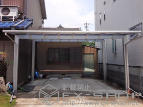 のカーポート エフルージュ ツイン 積雪〜20cm対応 施工例