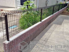 のフェンス・柵 メッシュフェンス G10-R 施工例