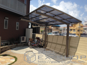 のカーポート カーブポートシグマIII 積雪〜20cm対応 施工例