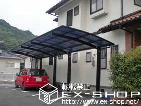 のカーポート レイナポートグラン 縦連棟　積雪〜20cm対応 施工例