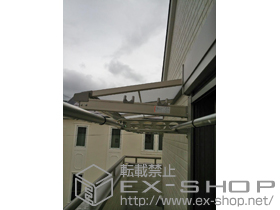 のバルコニー・ベランダ屋根 ライザーテラスII F型 ルーフタイプ 単体 積雪〜20cm対応＋ルーフ用竿掛け 4個入り 施工例