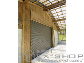 のガレージシャッター ガレージシャッタークワトロ 手動式 内部付タイプ 施工例