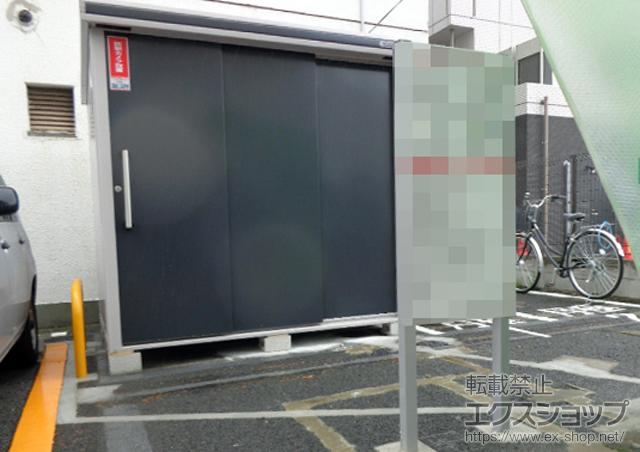 の物置・屋外倉庫 エルモ 一般型( LMC-2218GL ) 施工例