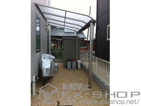 のテラス屋根 プレシオステラス R型 テラスタイプ 単体 積雪〜20cm対応 施工例