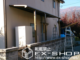 のテラス屋根 ライザーテラスII F型 1500 テラスタイプ 連棟 積雪〜50cm対応 施工例