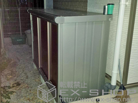 の物置・屋外倉庫 エスモ 一般型 1797×650×1101(ESD-1806YGL) 施工例