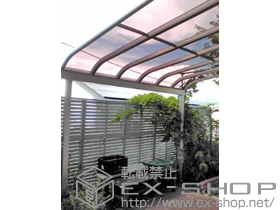 のテラス屋根 ヴェクターテラス R型 テラスタイプ 単体 積雪〜20cm対応 施工例